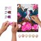 OKTO | Air Dry Clay Paint by Numbers & Modeling Kit for Adults | Hummingbirds in LOVE | 11.8x15.7 in